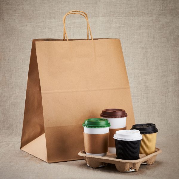 Huntington Paper Shopping Bag with Twisted Handles