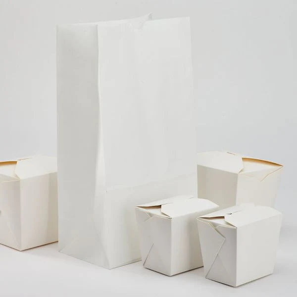12 lb Paper Bag, White