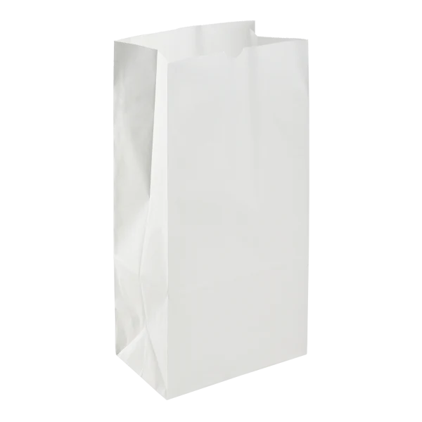 8 lb Paper Bag, White
