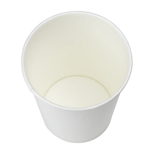 70mm 6oz Paper Hot Cup, White