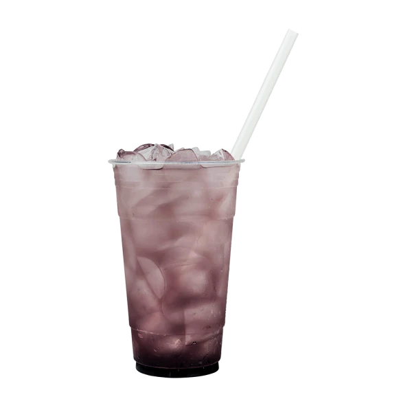 10.25" Giant Paper Straw (7mm) Paper Wrapped, White
