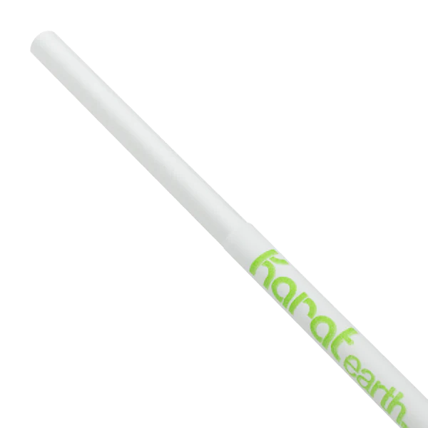 10.25" Jumbo Paper Straw (5mm) Paper Wrapped, White