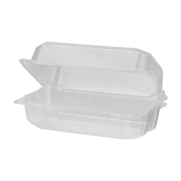 9"x5" PLA Hinged Container