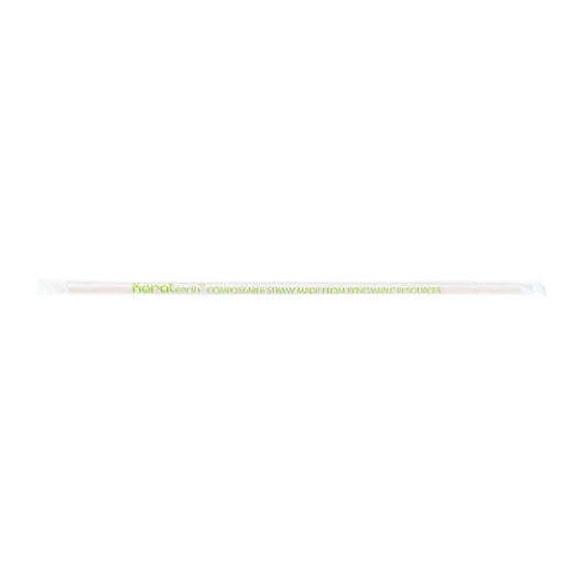 10.25" Paper Jumbo Straw Paper Wrapped, Kraft
