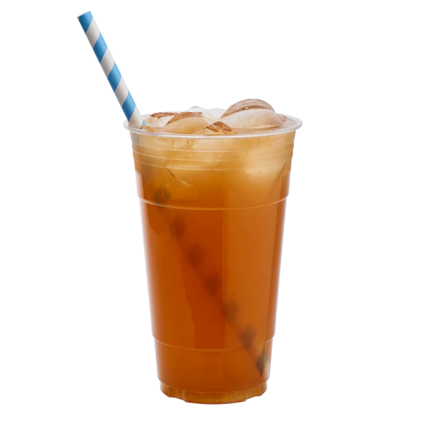 9" Giant Paper Straw Wrapped, Blue & White