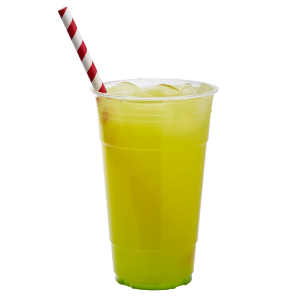 9" Giant Paper Straw Wrapped, Red & White