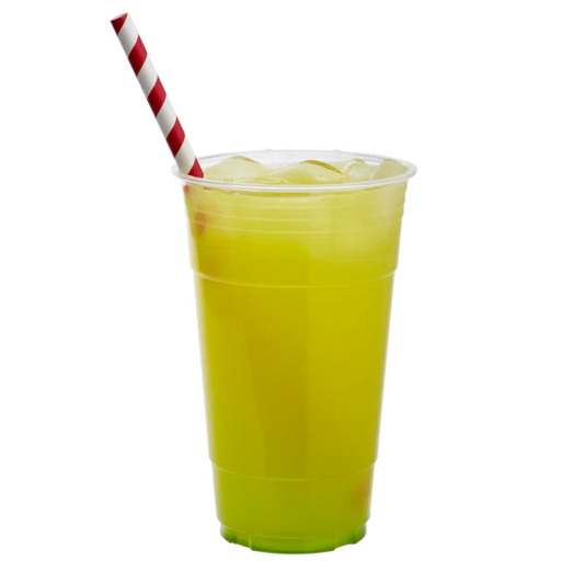 9" Giant Paper Straw Wrapped, Red & White