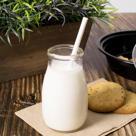 5.25" Stir Paper Straw (5mm) Unwrapped