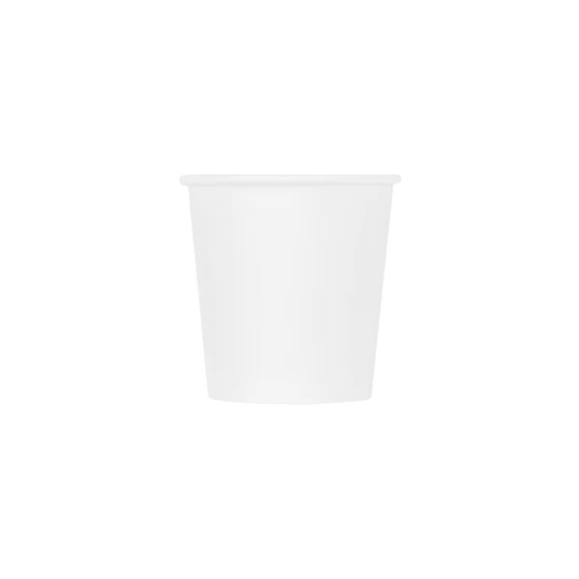 62mm 4oz Eco-Friendly Paper Hot Cup, White