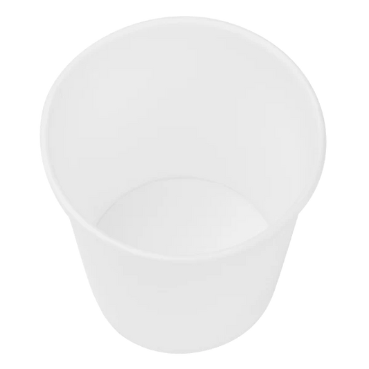 62mm 4oz Eco-Friendly Paper Hot Cup, White
