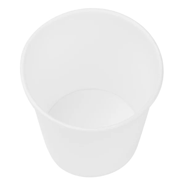 62mm 4oz Eco-Friendly Paper Hot Cup, White