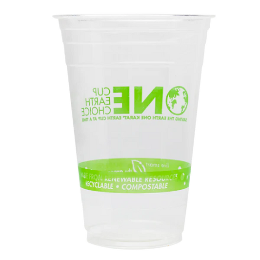 98mm 20oz PLA Eco-Friendly Cup, Generic Print