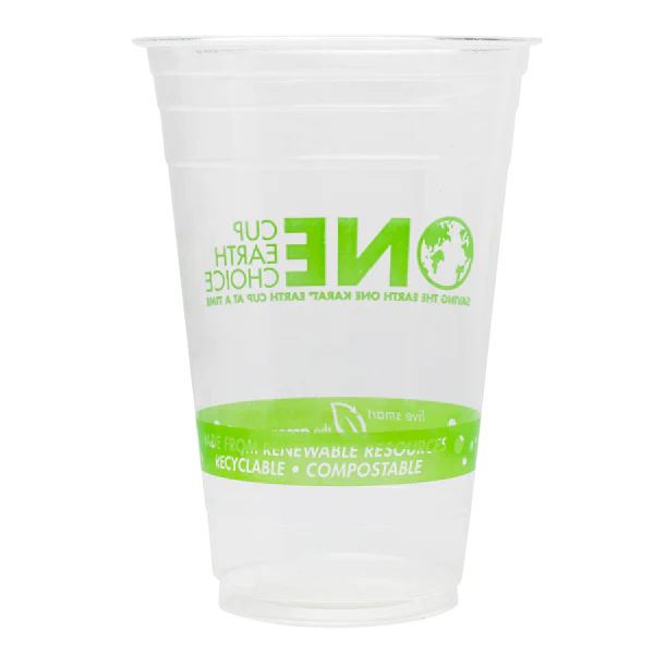 98mm 20oz PLA Eco-Friendly Cup, Generic Print