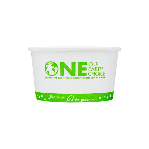 12oz Eco-Friendly Paper Food Containers (114.6mm), Generic Print