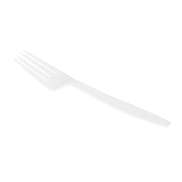 PLA Medium-Heavy Weight Compostable Forks Bulk Box, Natural
