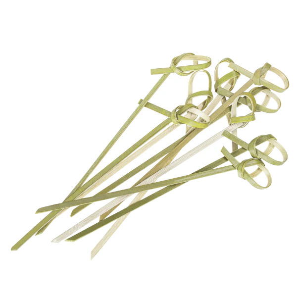 4" Bamboo Knot Skewer