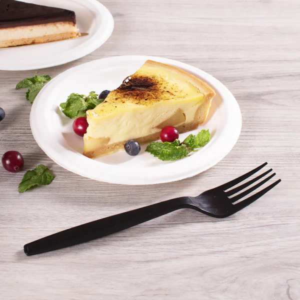 PP Plastic Extra Heavy Weight Forks, Black