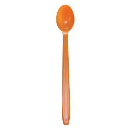 PP Plastic Heavy Weight Soda Spoons, Orange