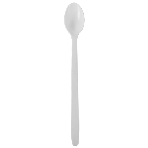 PP Plastic Heavy Weight Soda Spoons, White