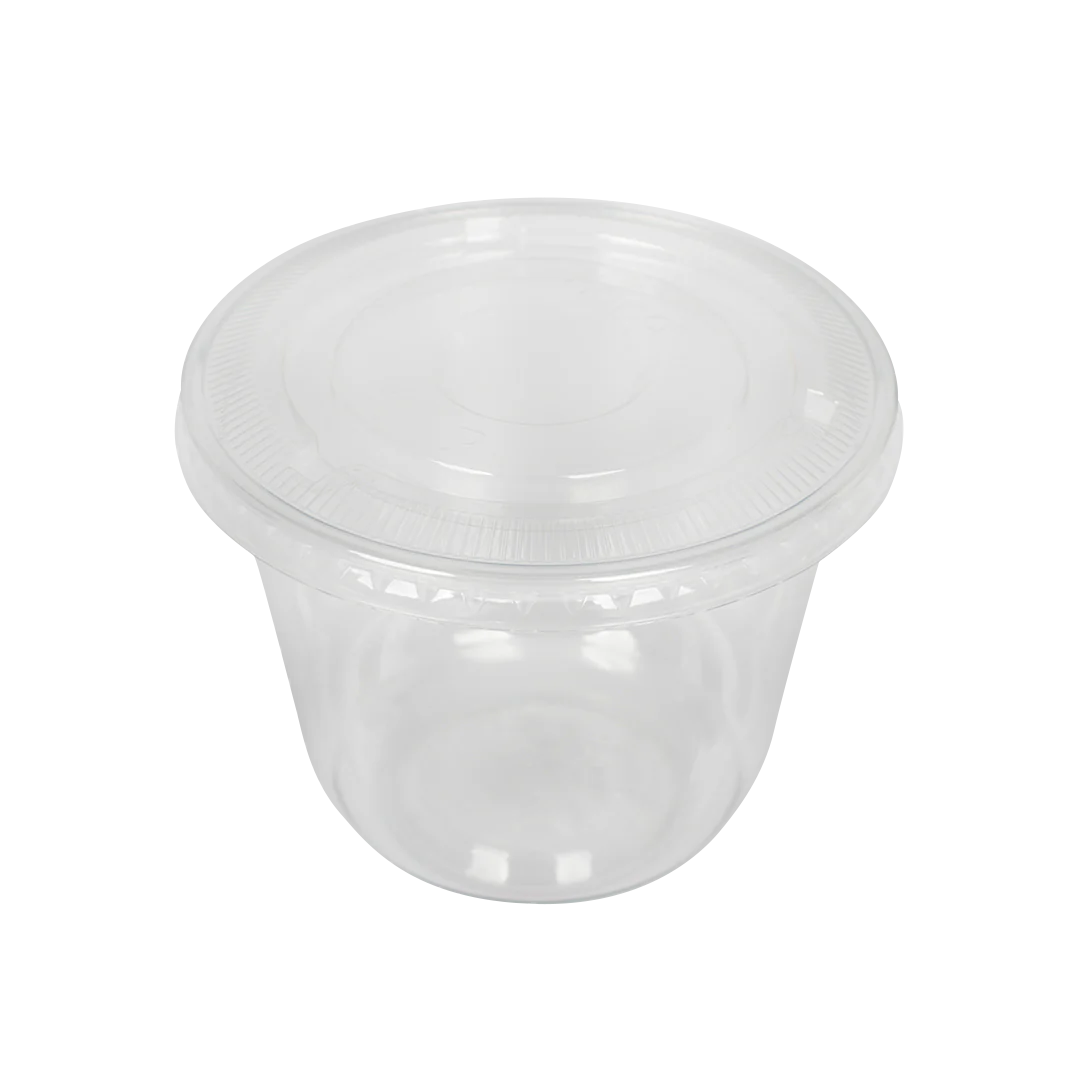 98mm PET Flat Lids, No Hole