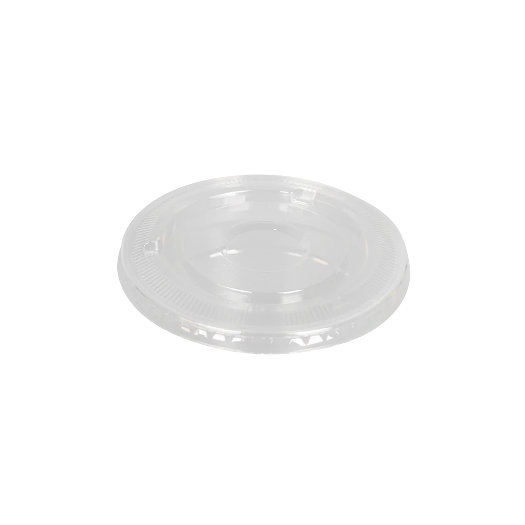 98mm PET Flat Lids, No Hole