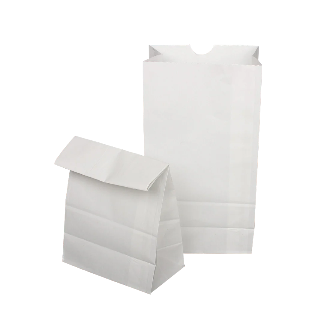 4 lb Paper Bag, White