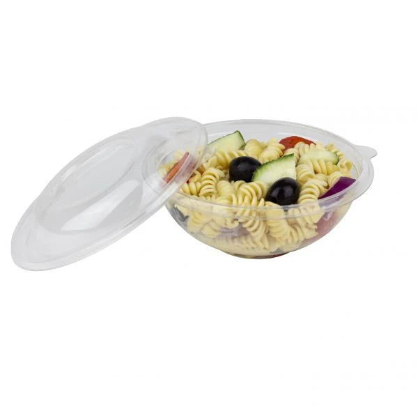 16 oz Round PET Plastic Salad Bowl