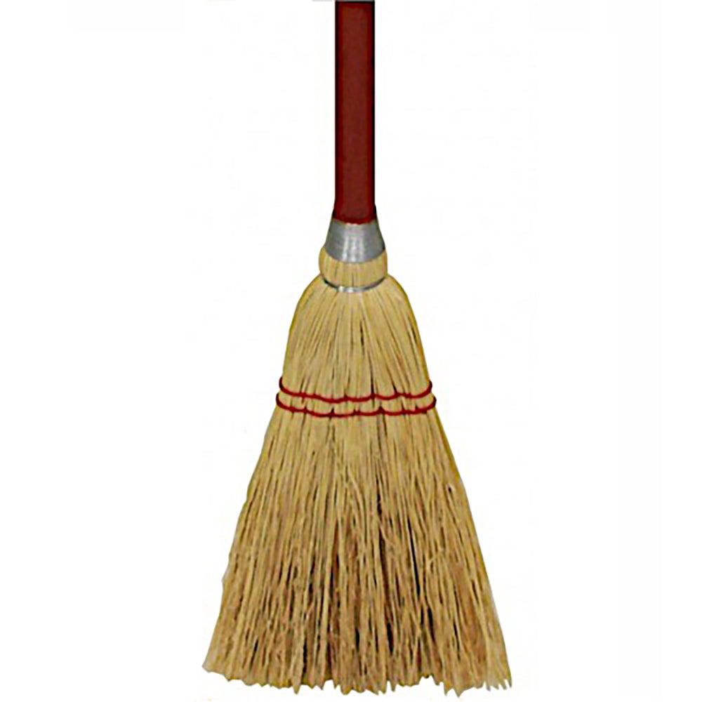 Toy Broom with 24" Wood Handle, Red