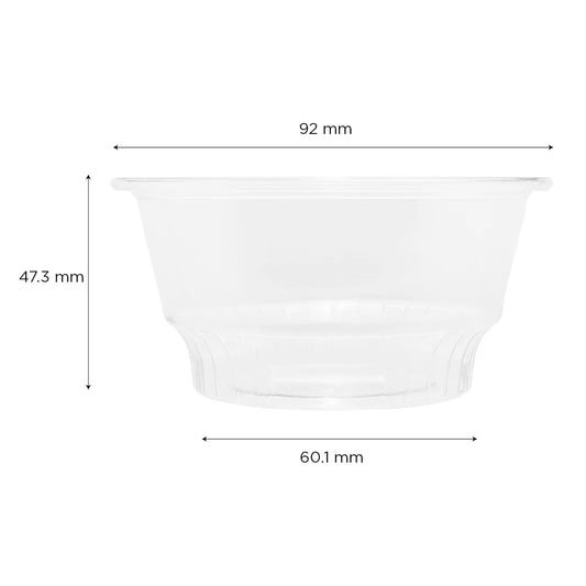 5oz PET Plastic Dessert Cups (92mm)