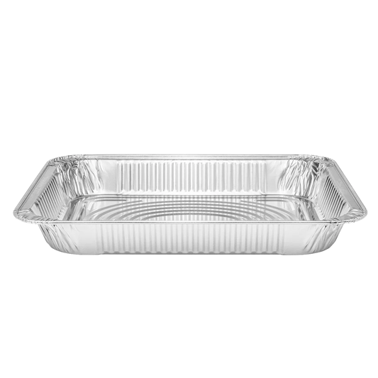 Half Size Heavy-Duty Aluminum Foil Steam Table Pan, Shallow Depth