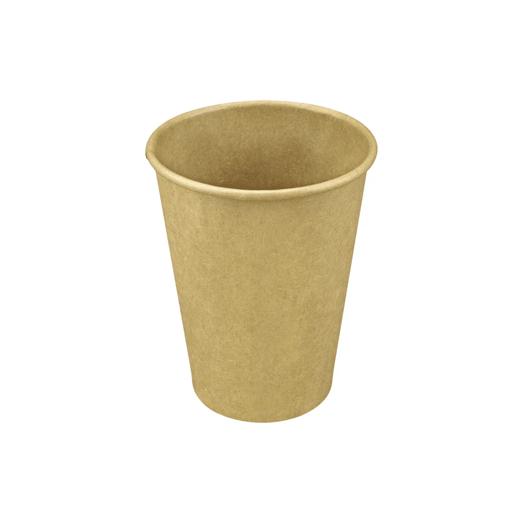 90mm 12oz Paper Hot Cups, Kraft