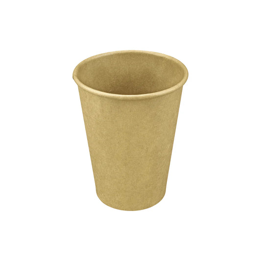 90mm 12oz Paper Hot Cups, Kraft