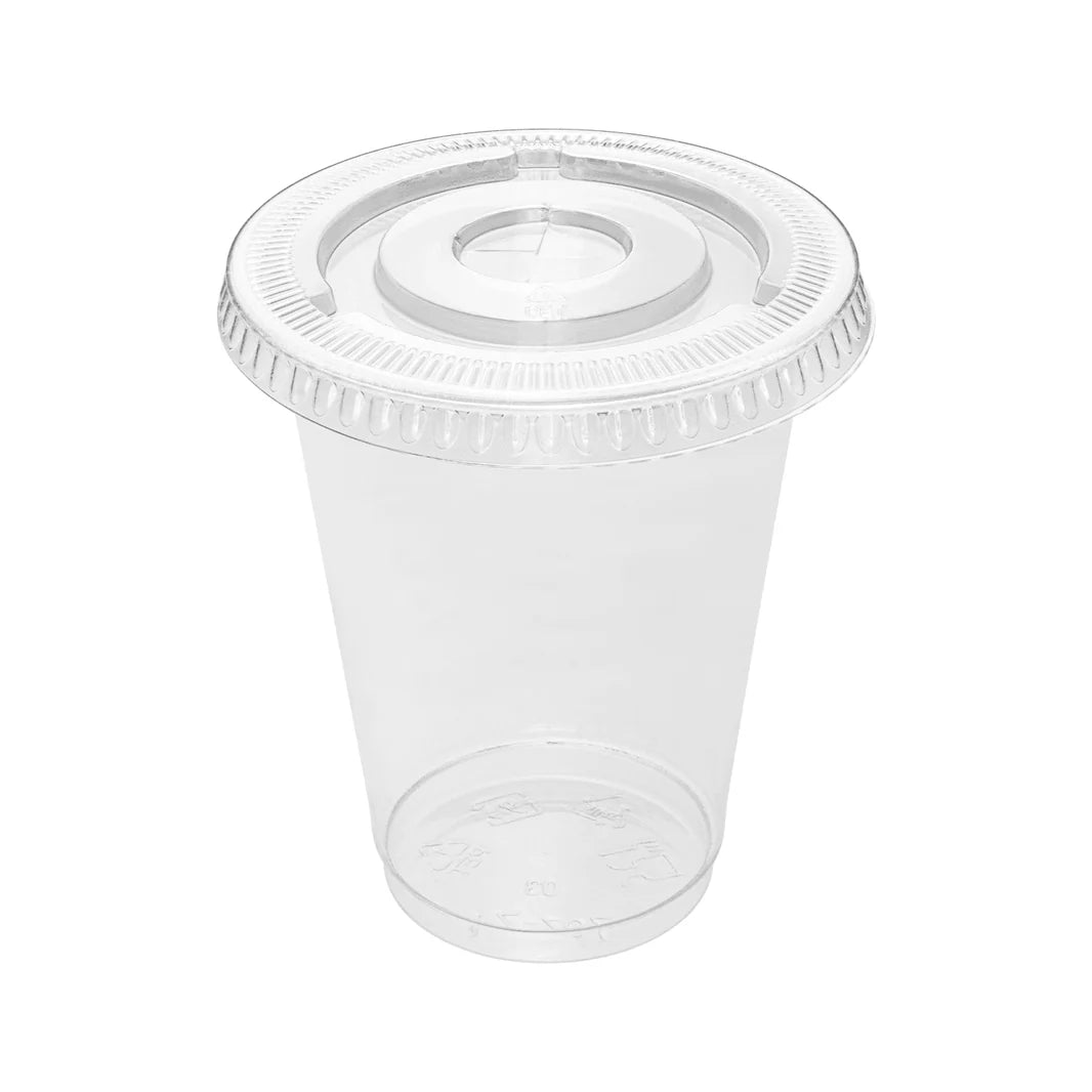 74mm PET Clear Flat Lid for 7oz PET Cup