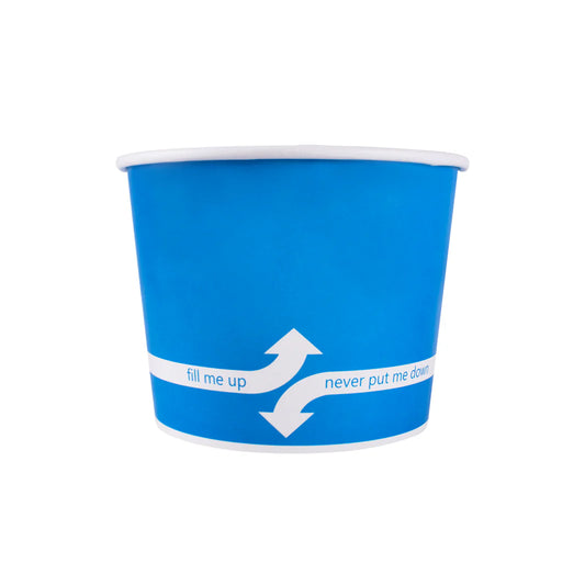 16oz Food Containers (112mm), Blue