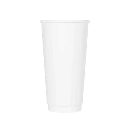 90mm 20oz Insulated PAper Hot Cup, White