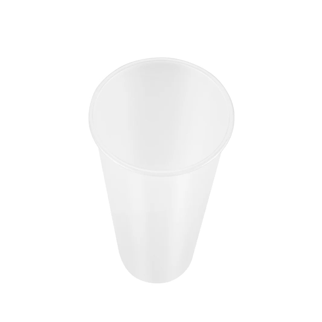 90mm 24oz Tall Premium PP Plastic Cup, Matte