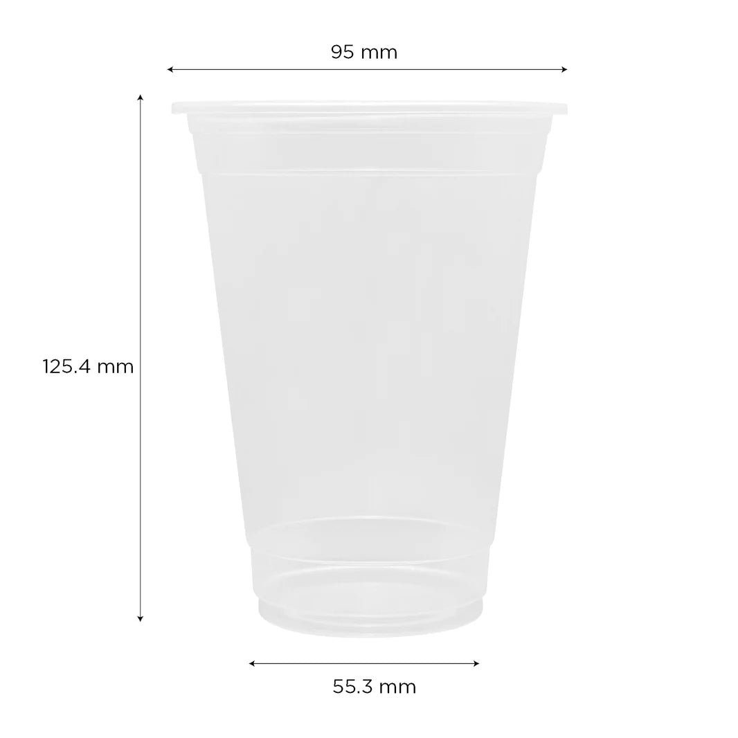 95mm 16oz PP Plastic U-Rim Cold Cup