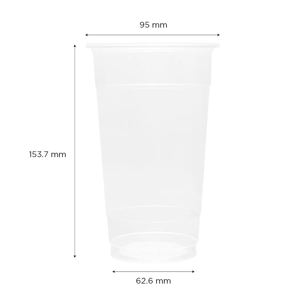 95mm 24oz PP Plastic U-Rim Cold Cup