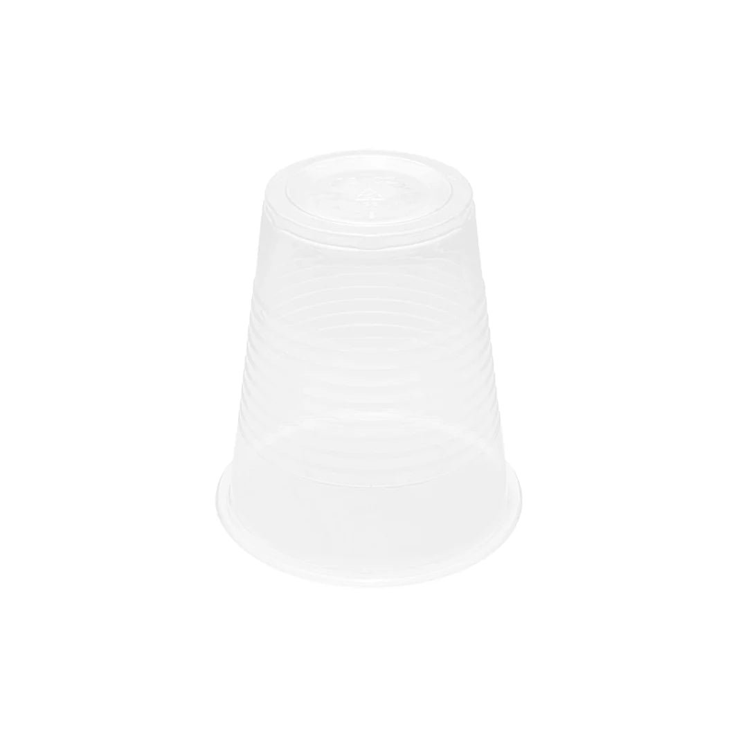 90mm 12oz PP Plastic Ribbed Cold Cup