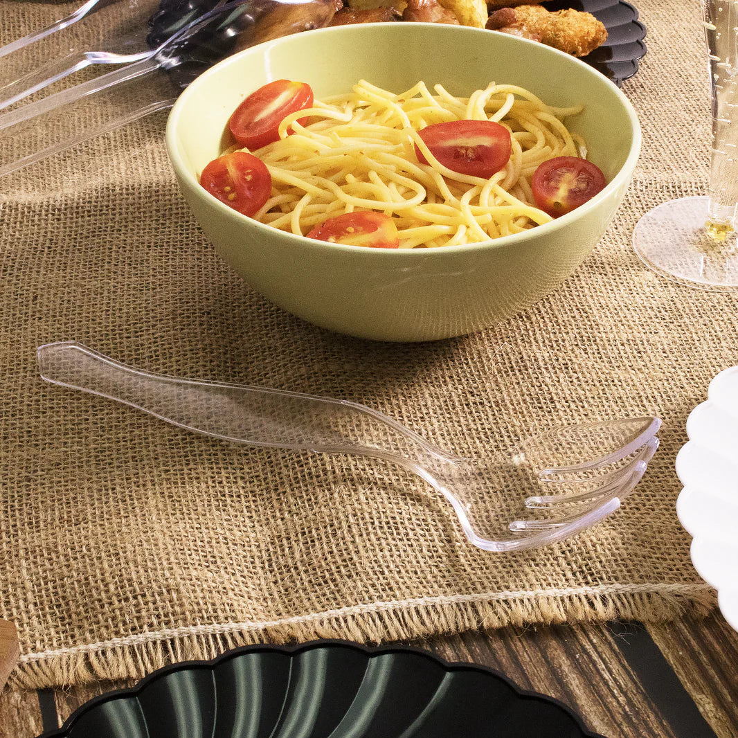 9" PS Plastic Serving Fork