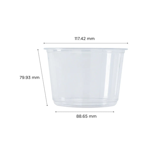 16oz PET Round Deli Container(117mm)