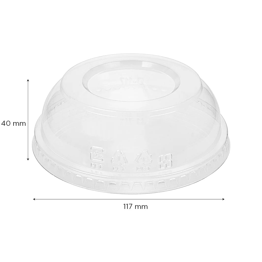 PET Dome Lid for 8-32oz PET Round Deli Container