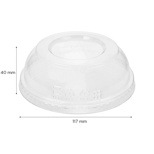 PET Dome Lid for 8-32oz PET Round Deli Container