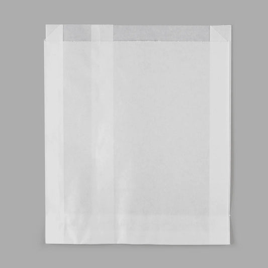 Grease-Resistant Sandwich Bag, White