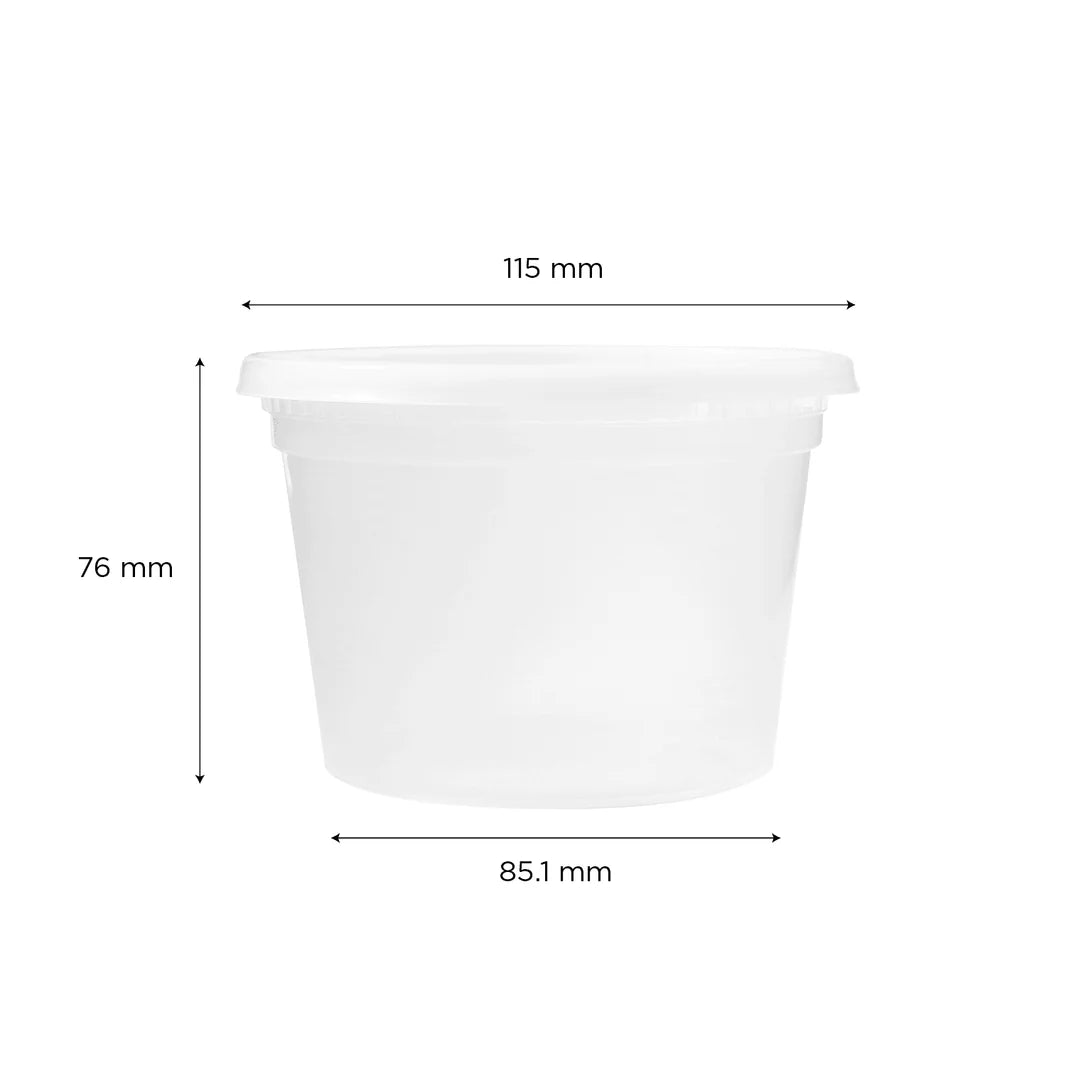 16oz PP Plastic Injection Molded Deli Container & Lid