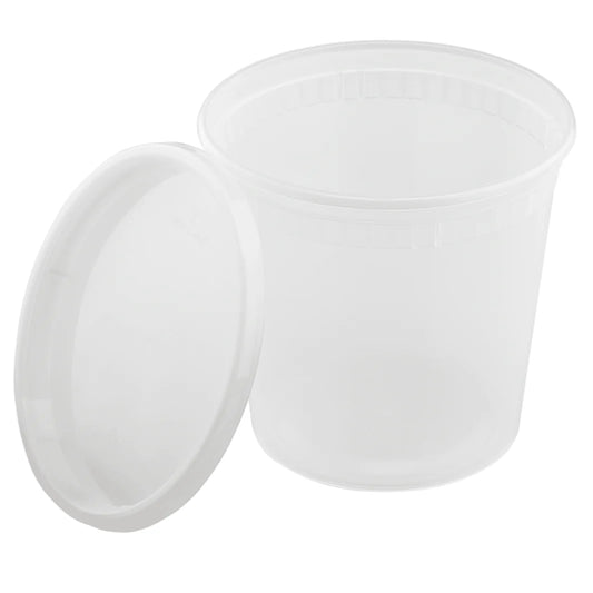 24oz PP Plastic Injection Molded Deli Container with Lid