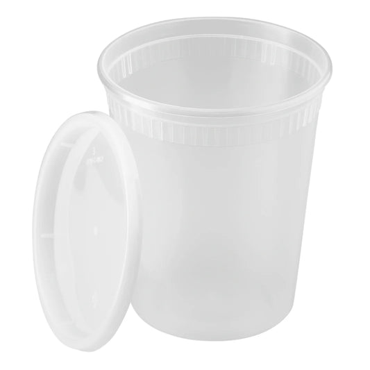 32oz PP Plastic Injection Molded Deli Container & Lids(117mm)