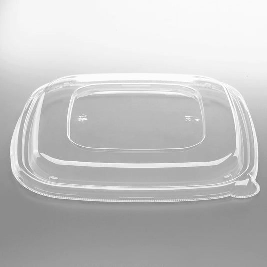 PET Dome Lid for 24, 32, 48oz Bagasse Square Bowl