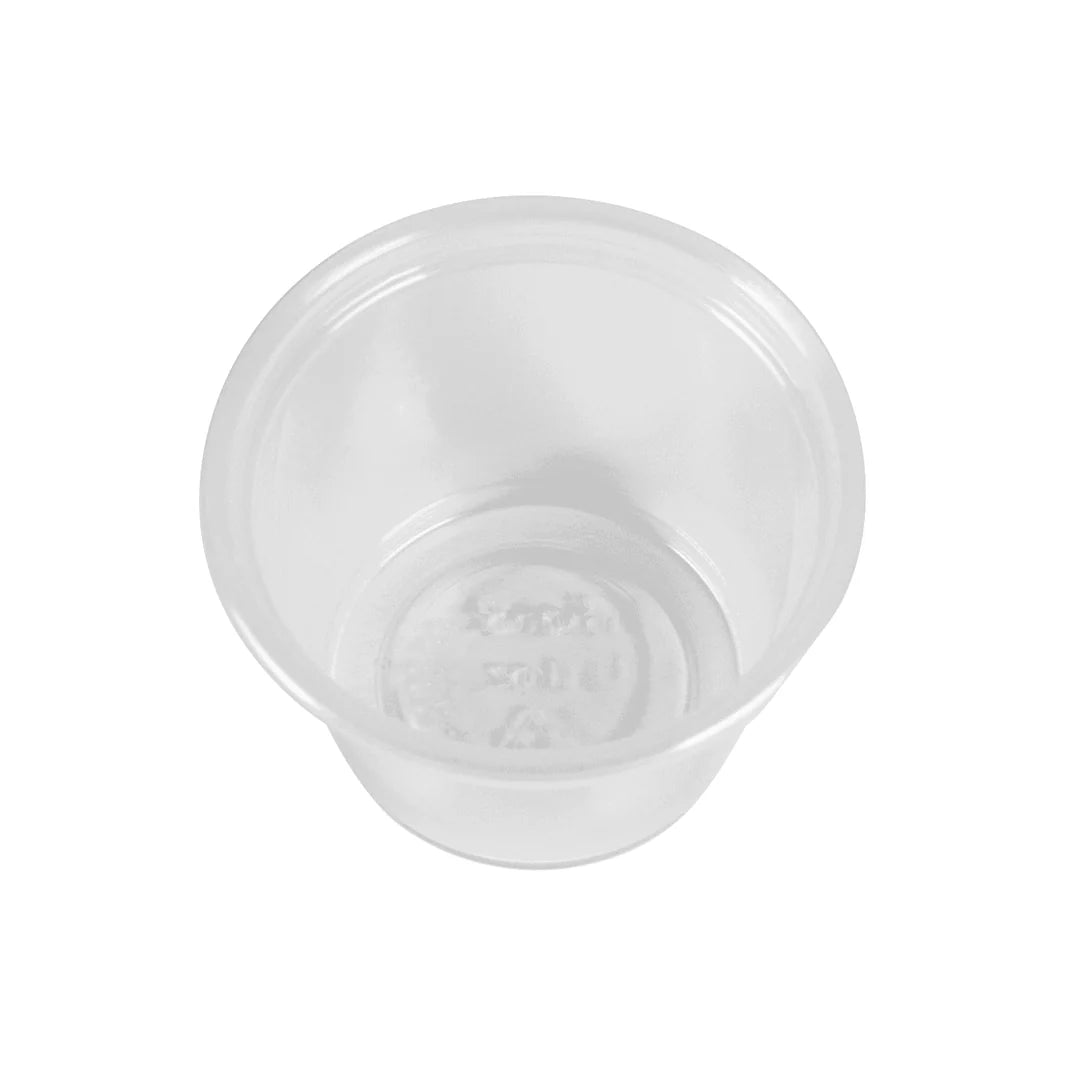 1 oz Tall PP Plastic Portion Cups (44mm), Clear