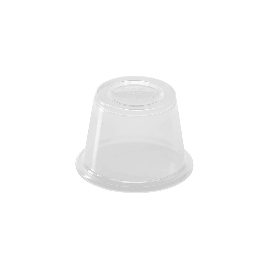 1 oz Tall PP Plastic Portion Cups (44mm), Clear